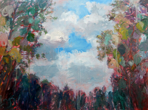 Of Sky and Earth #12 van Stephen Linsteadt, Schilderij te koop op Singulart