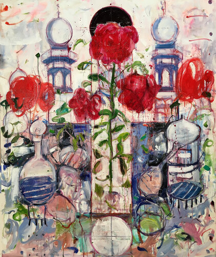 Where is Element 3 (Red Rose 22) van Stephen Linsteadt, Schilderij te koop op Singulart