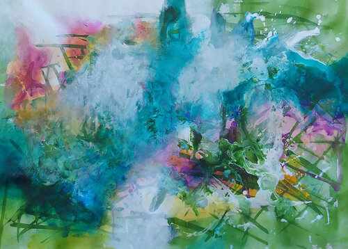 Act by Gisele Faganello, Painting for Sale on Singulart