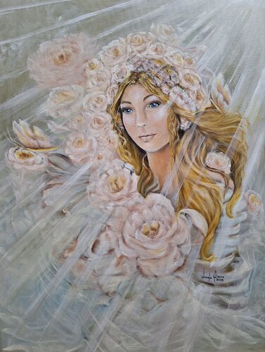 Organza di Vanda Direne, Pittura in vendita su Singulart