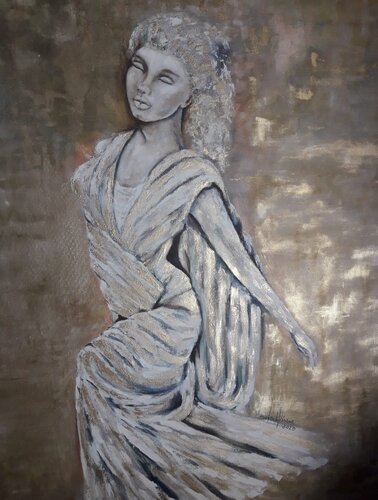 Woman Statue di Vanda Direne, Pittura in vendita su Singulart