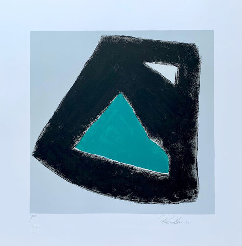 DR Black Turquoise Blue von Rosolen, Druck kaufen auf Singulart