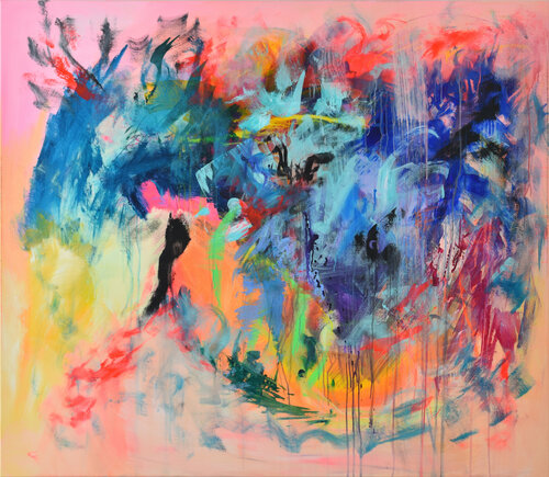 The World From Another Perspective van Sebastian Merk, Schilderij te koop op Singulart