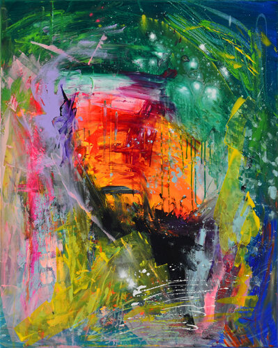 Starry Night van Sebastian Merk, Schilderij te koop op Singulart