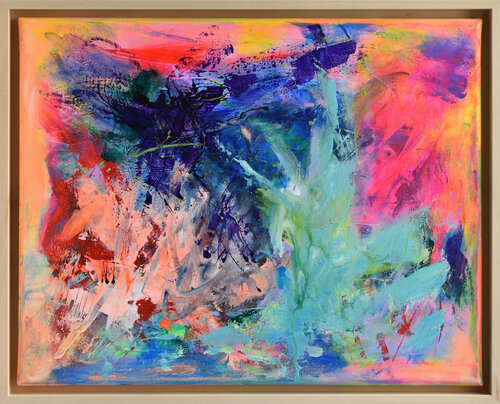 Lagoon van Sebastian Merk, Schilderij te koop op Singulart