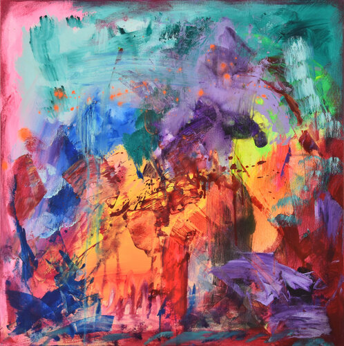 Sunset Exploration van Sebastian Merk, Schilderij te koop op Singulart