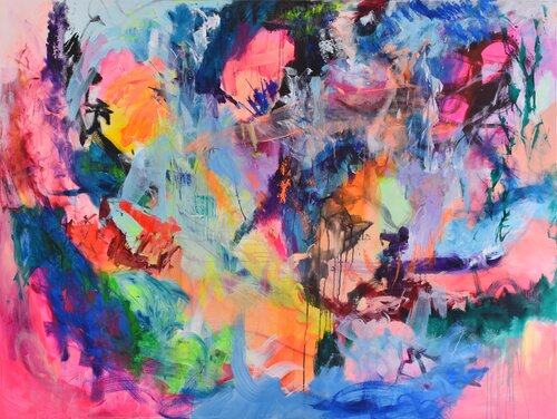 Wasserfall di Sebastian Merk, Pittura in vendita su Singulart