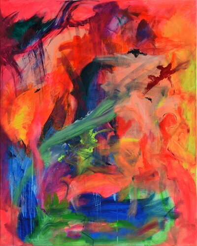 Flying Through The Sunset von Sebastian Merk, Malerei kaufen auf Singulart