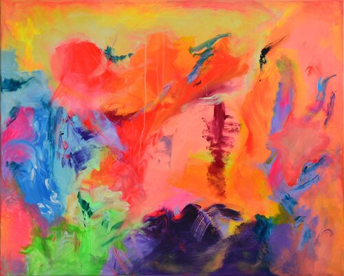 Sunset Vibes von Sebastian Merk, Malerei kaufen auf Singulart