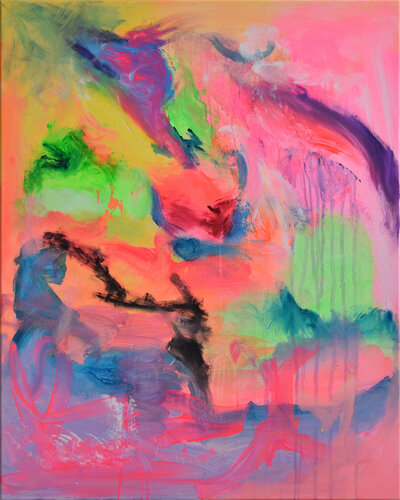 Sunset Observer van Sebastian Merk, Schilderij te koop op Singulart