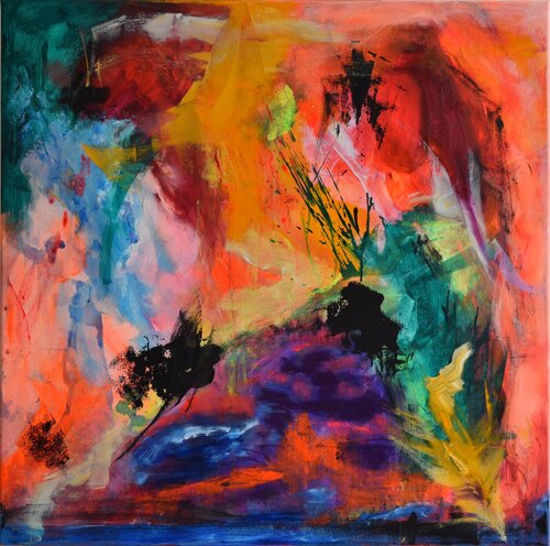 Shadows Of The Unseen van Sebastian Merk, Schilderij te koop op Singulart