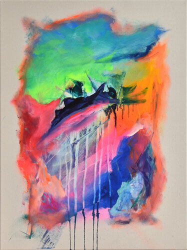 Magic Rain von Sebastian Merk, Malerei kaufen auf Singulart