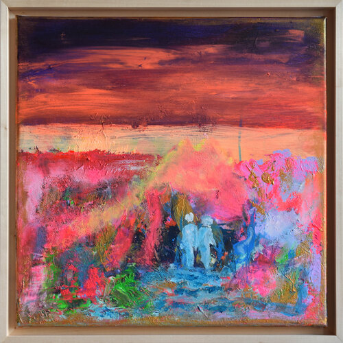 Sunset Stroll von Sebastian Merk, Malerei kaufen auf Singulart