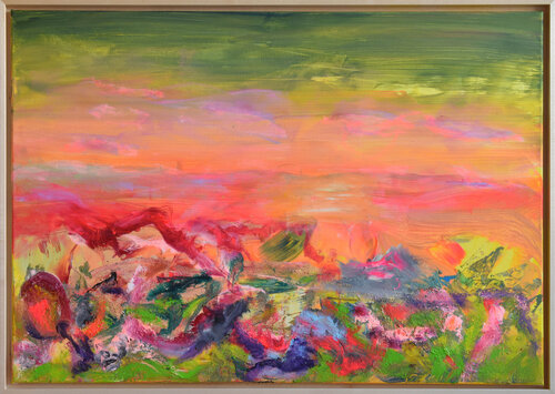 Spring Sunset by Sebastian Merk, 회화 for Sale on Singulart