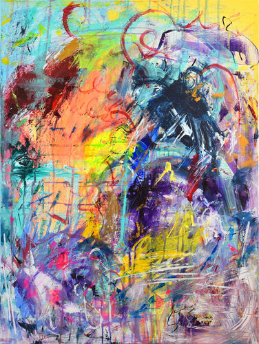 Poseidon van Sebastian Merk, Schilderij te koop op Singulart