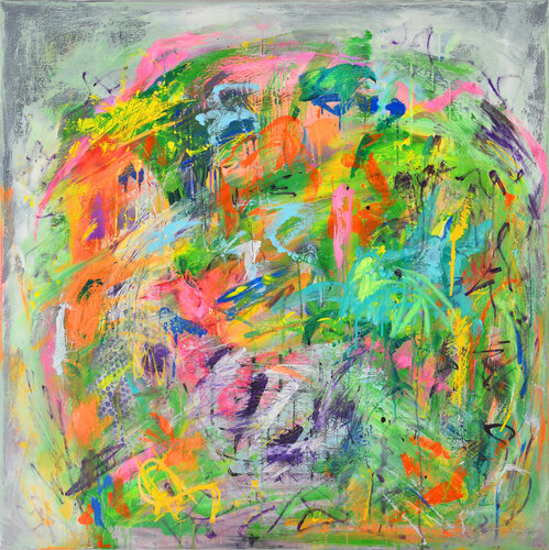 Urban Jungle van Sebastian Merk, Schilderij te koop op Singulart