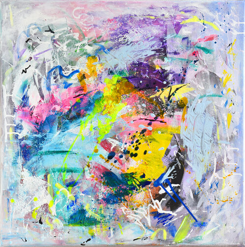 New Galaxy van Sebastian Merk, Schilderij te koop op Singulart