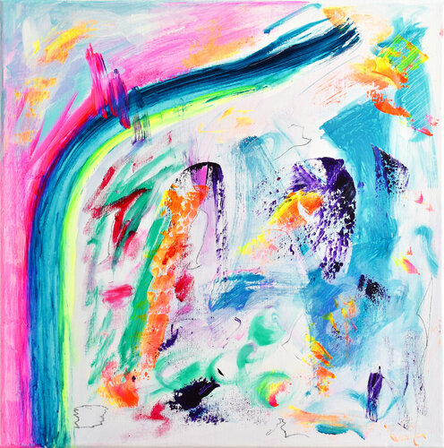 Rainbow van Sebastian Merk, Schilderij te koop op Singulart