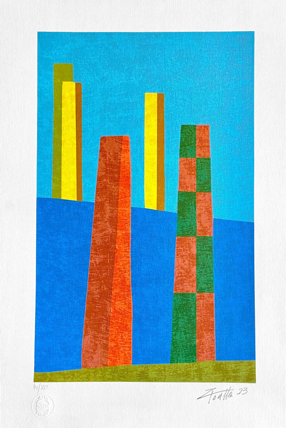 Torres Zi Facella Print for sale