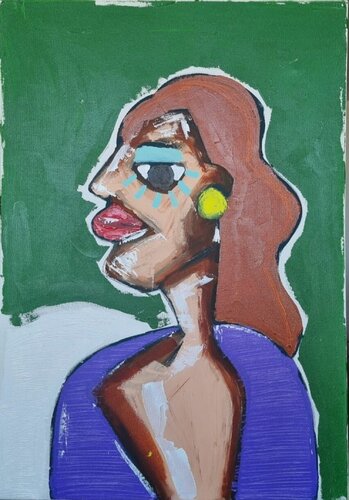 Woman II di Karol Coelho, Pittura in vendita su Singulart