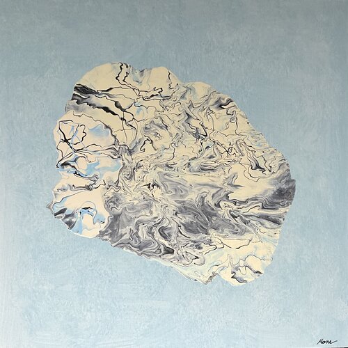 Beyond Blue by Simone Hähner, Painting for Sale on Singulart