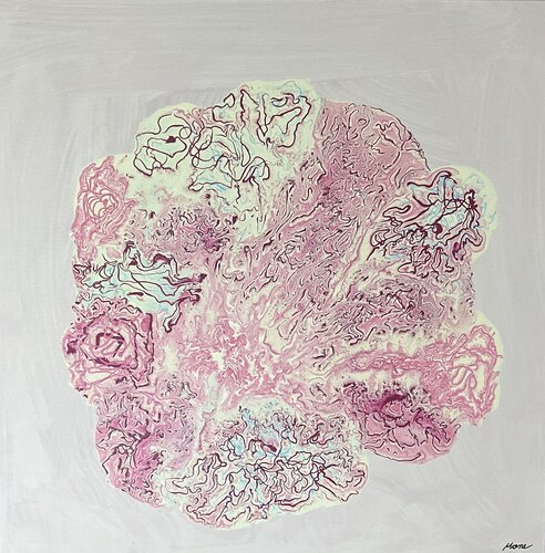 Gedankenblume by Simone Hähner, Painting for Sale on Singulart