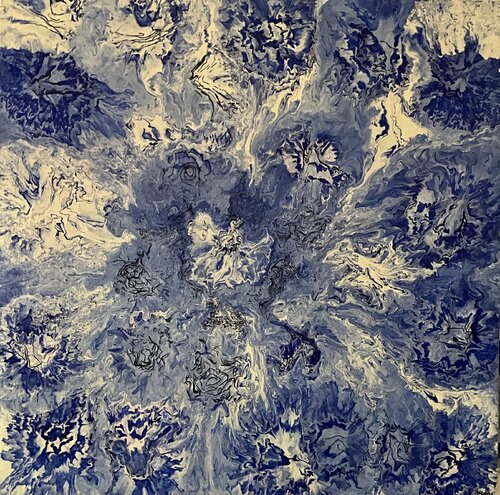 Blaue Kraft II Simone Hähner