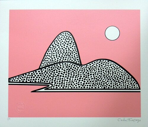 Pão de Açúcar Bolinhas Fundo Rosa Carlos Furtado