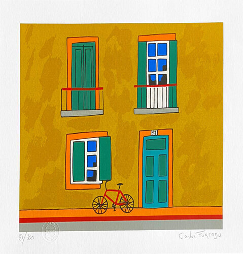 Fachada  Ocre di Carlos Furtado, Stampa in vendita su Singulart