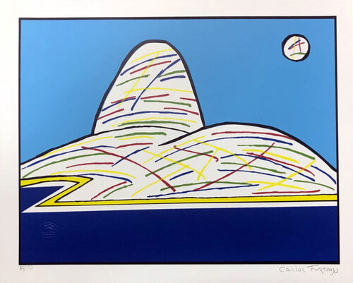 Pão de Açúcar Rabiscos Coloridos by Carlos Furtado, Print for Sale on Singulart