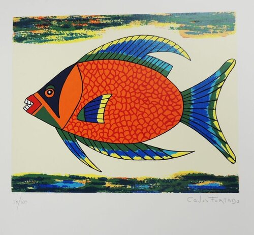 Peixe V by Carlos Furtado, Print for Sale on Singulart