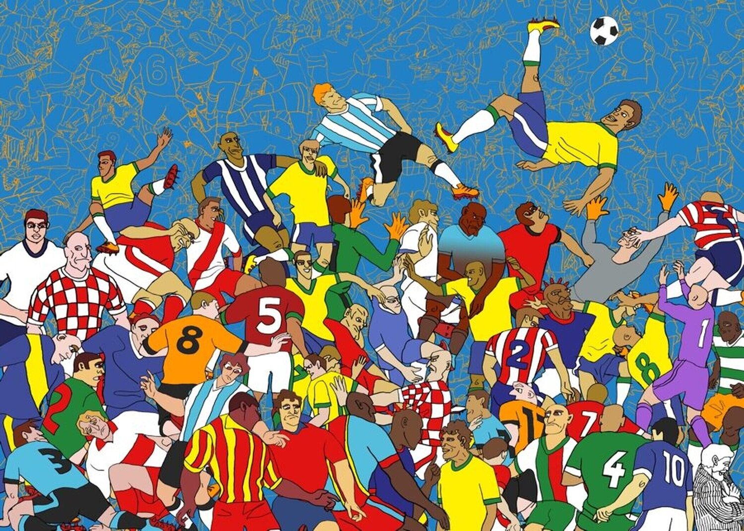 Brasil X Todos Jorge Victtor Druck zu verkaufen