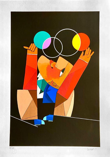 Equilibrista com 2 arcos by Inos Corradin, Print for Sale on Singulart