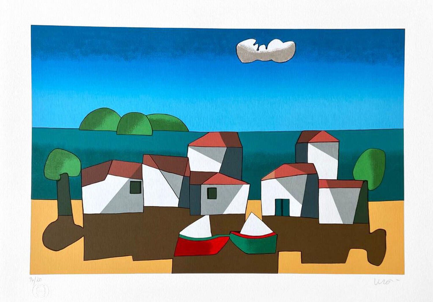 Ilha de Pescadores Inos Corradin Stampa in vendita