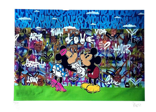 Mickey&Minie von Fabio Polesi, Druck kaufen auf Singulart