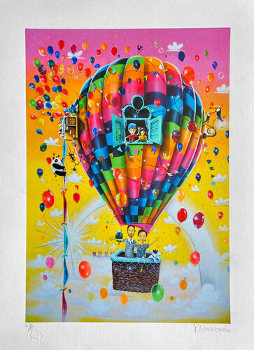 Balão Colorido de Kleber Lopes, Impresión a la venta en Singulart