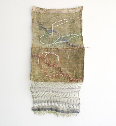 Father, Son and Holy Rebozo van Consuelo Jimenez Underwood, Textiel te koop op Singulart