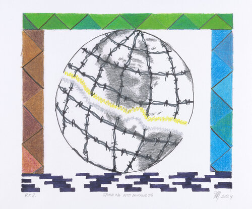 Spinning into Darkness di Consuelo Jimenez Underwood, Stampa in vendita su Singulart