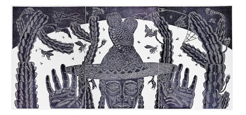 Roadman, Remix (Triptych) de Richard Armendariz, Impresión a la venta en Singulart