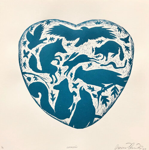 Corazon, Hare & Hound Press de Richard Armendariz, Impresión a la venta en Singulart