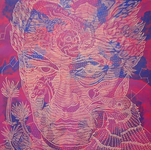 Only time will tell whether a river runs through heaven or hell (Luis Jiménez) de Richard Armendariz, Pintura a la venta en Singulart