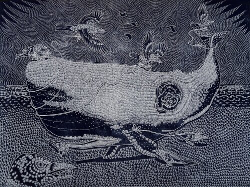 How Crow Helps Whale to Sea (remix) van Richard Armendariz, Afdruk te koop op Singulart