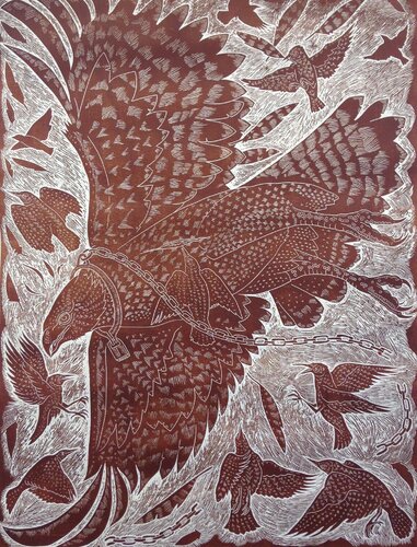 Modern Prometheus Unbound (remix) van Richard Armendariz, Afdruk te koop op Singulart
