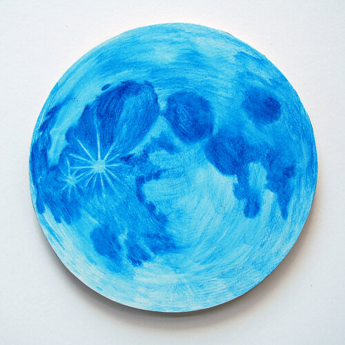 Blue Meditations #1 de Richard Armendariz, Pintura a la venta en Singulart