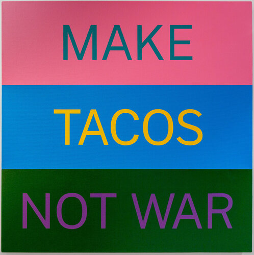 Make Tacos Not War van Alejandro Diaz, Schilderij te koop op Singulart