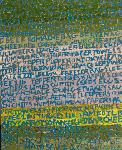 Grocery List van Alejandro Diaz, Schilderij te koop op Singulart