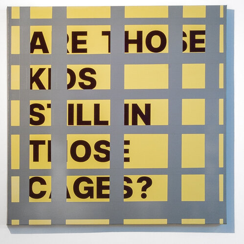 Kids in Cages van Alejandro Diaz, Schilderij te koop op Singulart