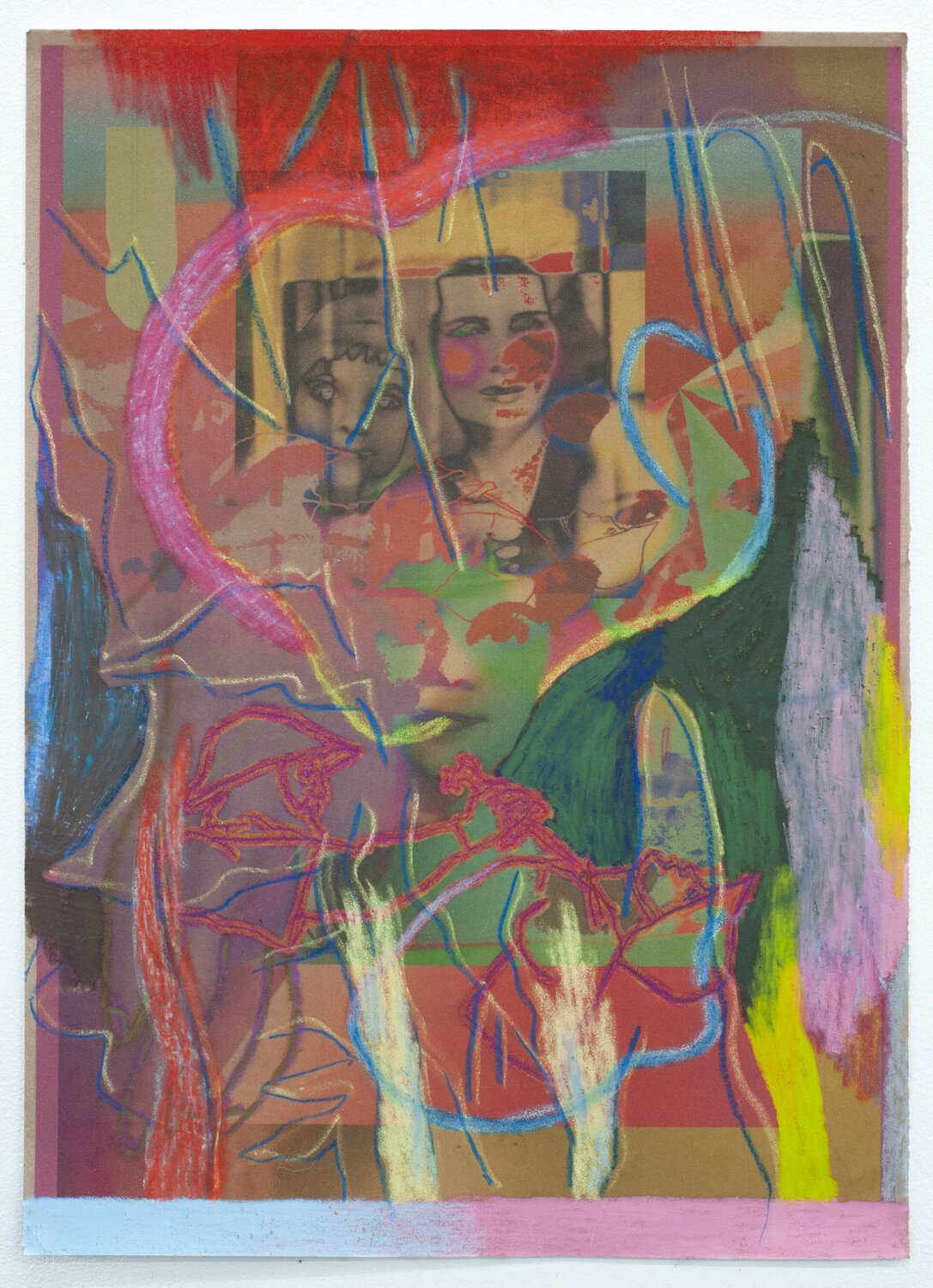 It's Chaos Out There Gaby Collins-Fernandez Werk op papier te koop