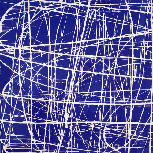 Flora IV: Plumbago von Nate Cassie, Druck kaufen auf Singulart