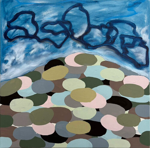 Singularity (Pastel Mountain) van Nate Cassie, Schilderij te koop op Singulart